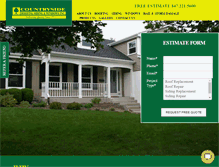 Tablet Screenshot of countrysideroofinginc.com